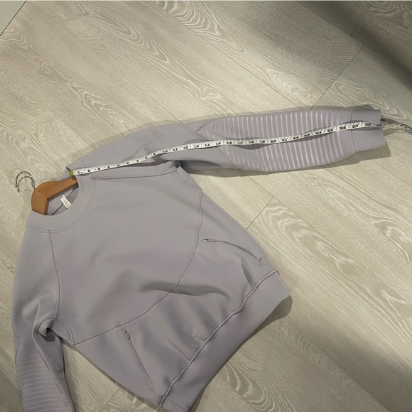 Lululemon City Sweat Crew *Spacer Iced Iris Lavender Purple size 6 - Picture 10 of 16